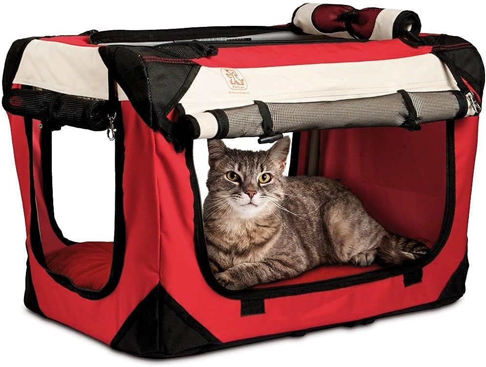 PetLuv "Happy Cat Premium Cat Carrier Soft Sided Foldable