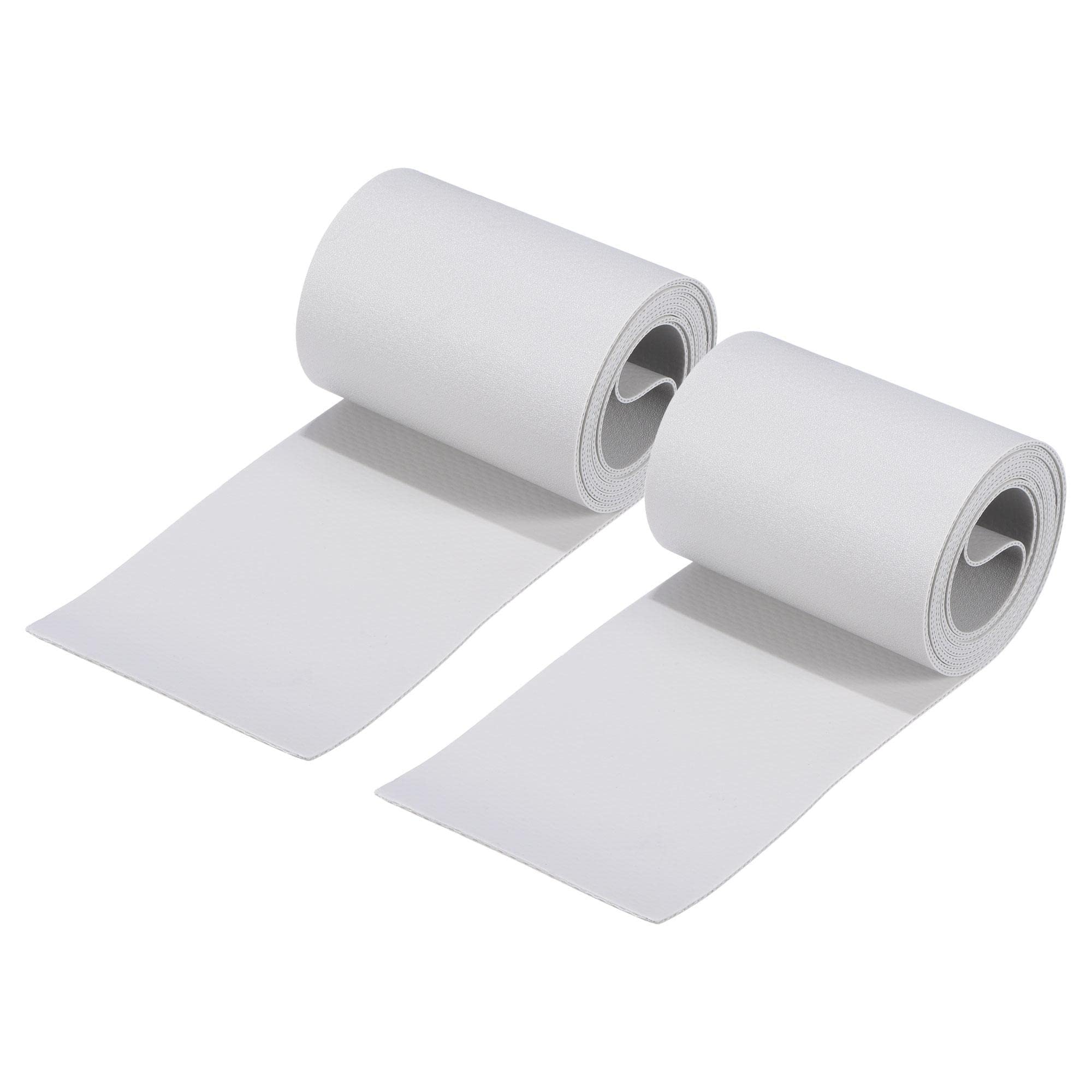 sourcing map PVC Repair Patch, 5cm x 100cm for Canoes Boat Pools Grey Roll Pack of 2