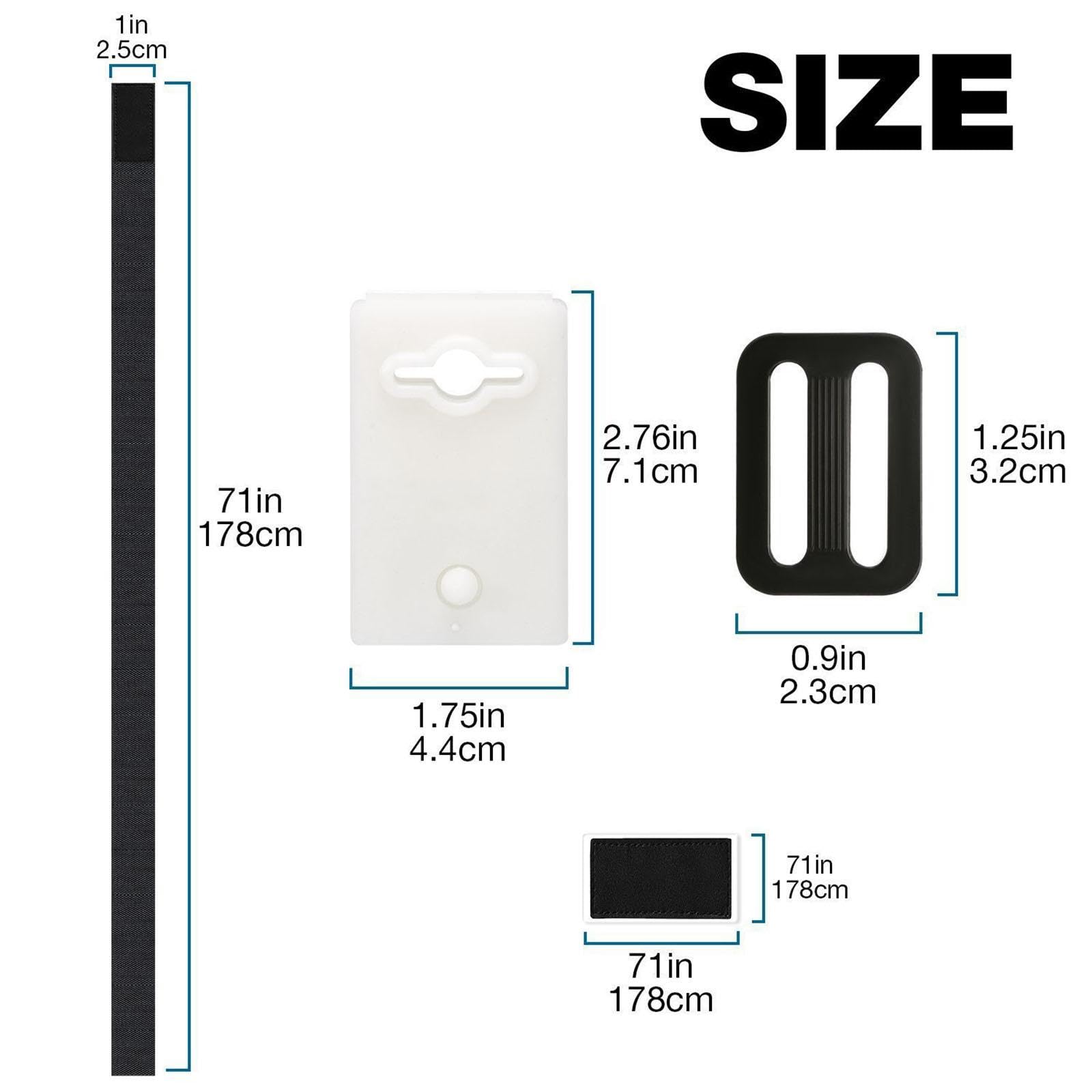 predolo Conjunto de 8 Cintas para Envoltura de Piscina, Accesorio de Enrollado de Cobertor Resistente y Ligero