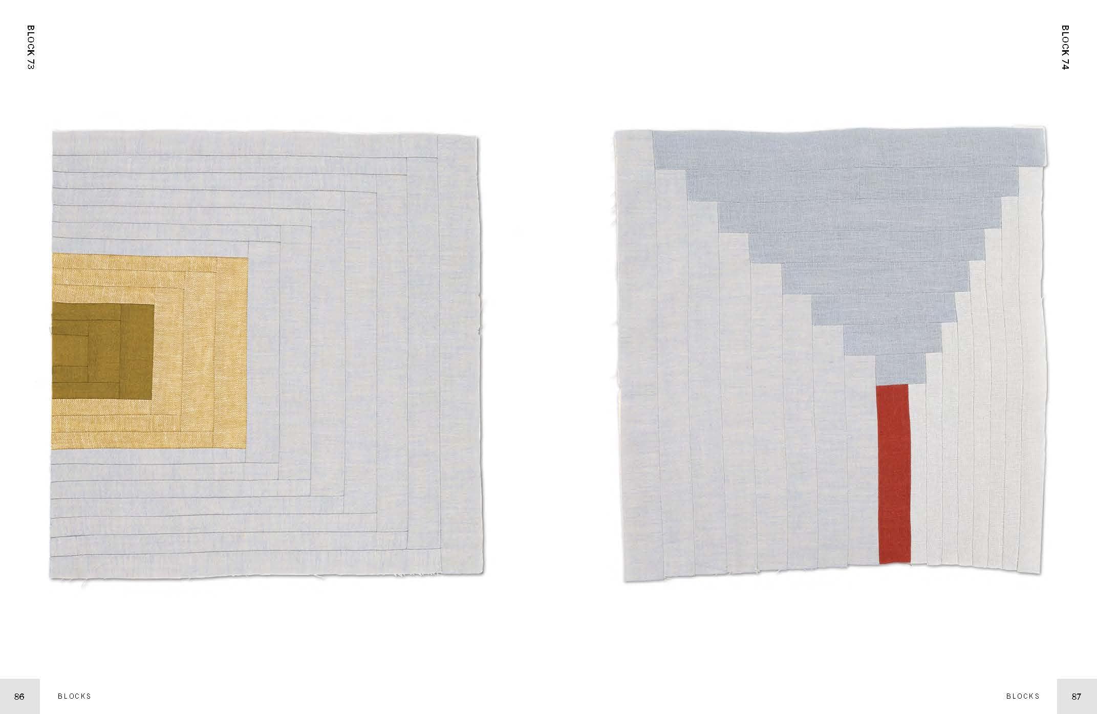 Log Cabin Quilt Blocks: 100 colour and pattern variations
