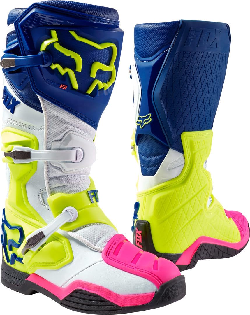 Fox Comp 8 Bottes de Motocross avec protection cheville renforcée