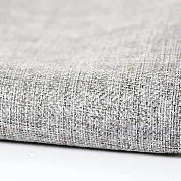 Speaker Grill Cloth Linen Speaker Fabric Protective Dustproof Mesh Cloth Stereo Fabric Replacement for Home Stage Speakers, Media Cabinet, KTV Box-Two Layers50 * 146cm-Grey