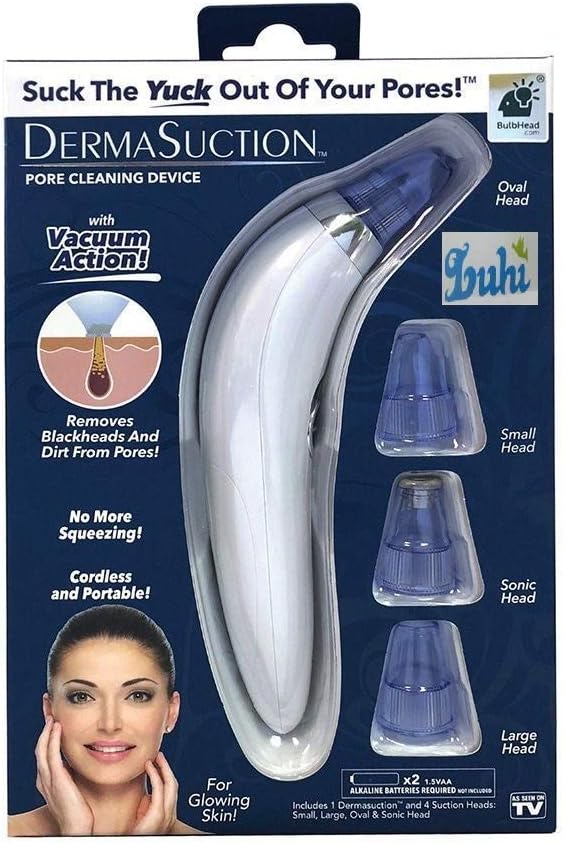 4 In 1 Blackhead Whitehead Extractor Remover Device Acne Pimple Pore Cleaner Vacuum Suction Tool For Men And Women