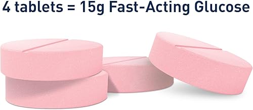 Miniatura 6 de TRUEplus® Tabletas de glucosa, sabor a frambuesa - Tubo de 10 ct (1)