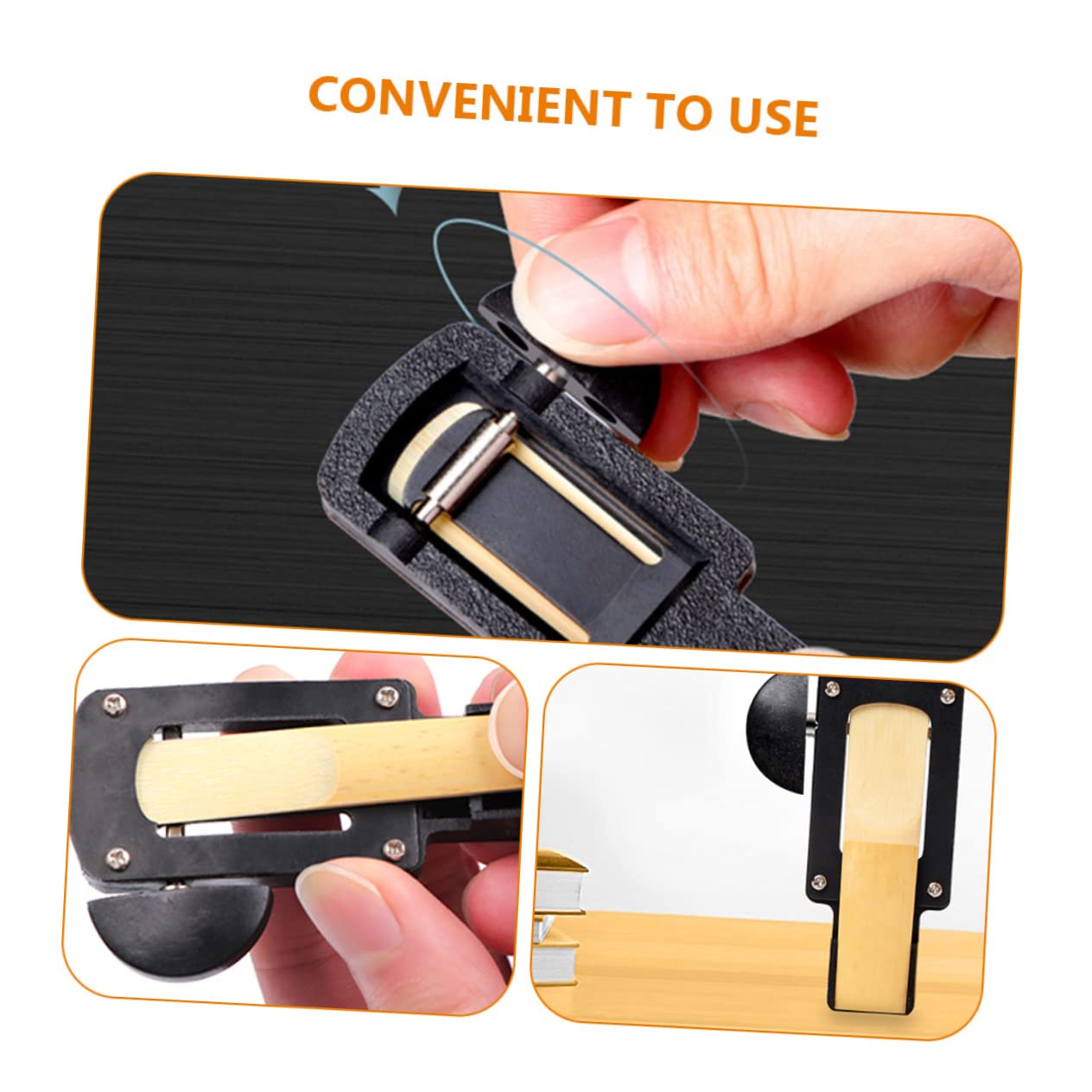 ifundom 4pezzi Saxophone Cutter Strumento Di Riparazione Per Ance Musicali Trimmer Per Clarinetto Facile Da Installare e Compatto Accessorio Per Musicisti Professionisti e Amatori