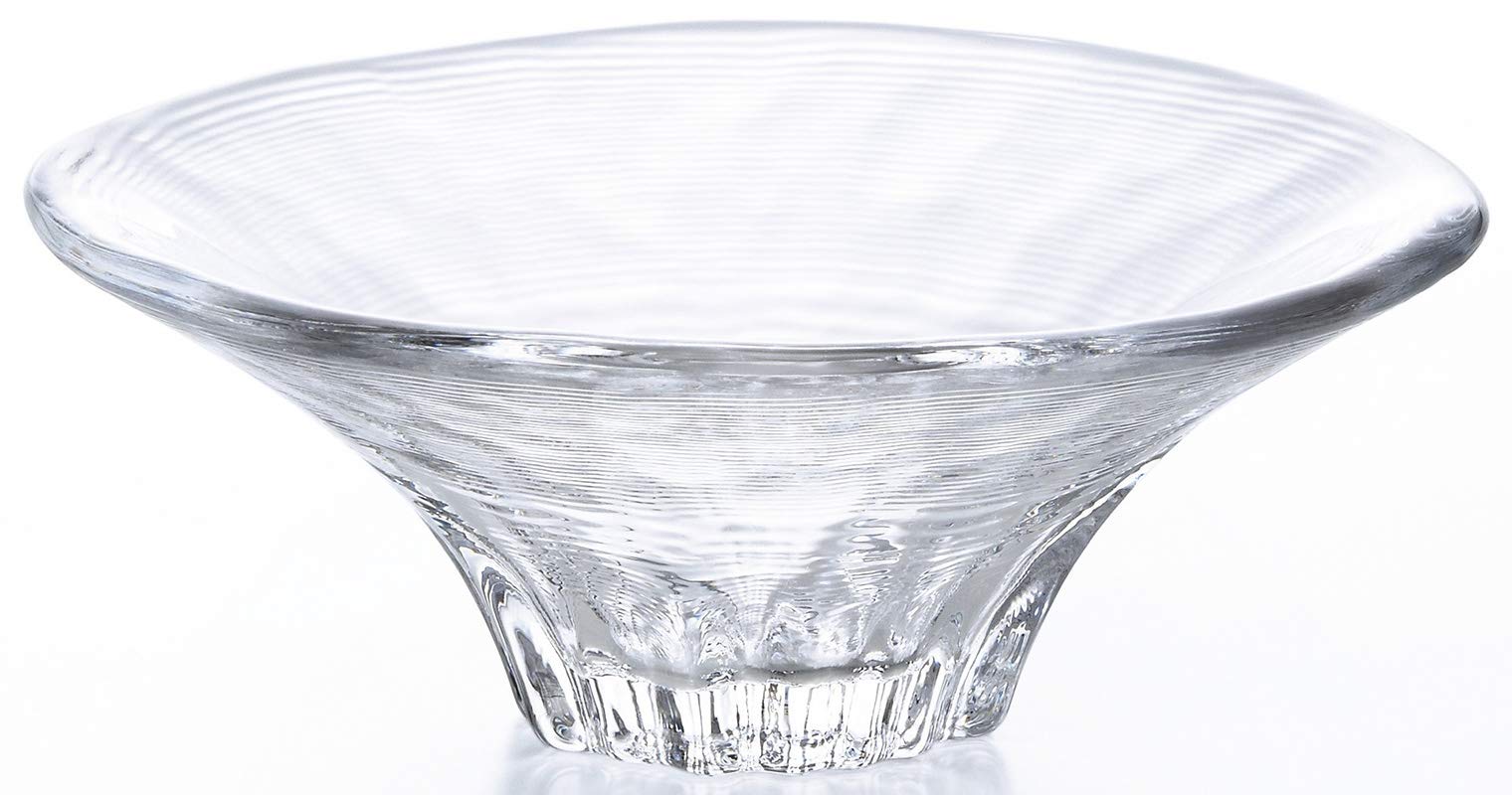 Edo Glass Fujiyama Sake Cup, 60ml Clear