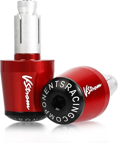 Miniatura 6 de Para Suzuki V-Strom 650 V-Strom650 VStrom 1000 DL1000V-STROM todo el año manillar de motocicleta Puños extremos de barra tapas de manillar (color