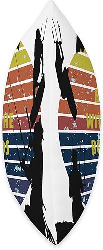 Miniatura 2 de Kitesurfers Be Up with The Boards Retro Style 2 Throw Pillow, 16x16, Multicolor