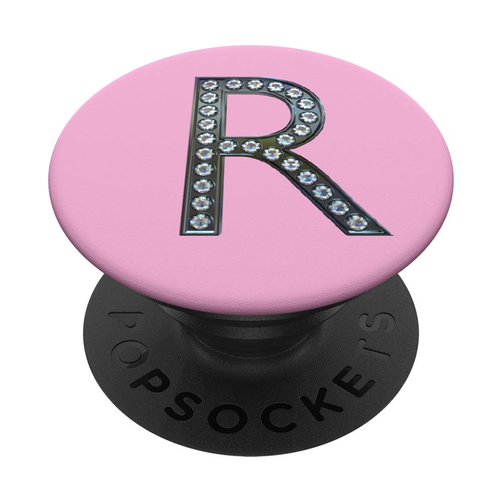 The Letter R In Pink Diamonds