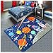 Outer Space Kids Play Area Rug, Solar System Carpet, Galaxy Planets Stars Play Mat Rug for Boys Girls, Home Decor, Educational Learning Game Area Rug Carpet, for Kids Bedroom Playroom