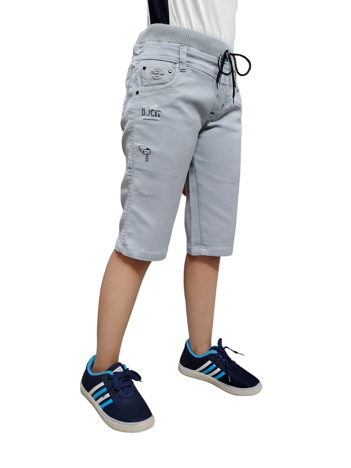 DUPER Boys Regular fit,Elastic with Drawstring Waistband,Stretchable Cotton Denim, Solid, Casual,Below Knee Length,3/4 Sho... - Review, Price and Buying Guide