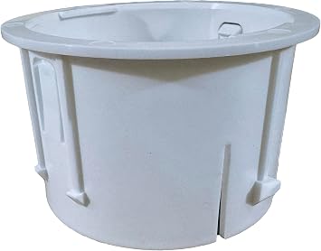Aquabarrel 4x4x4 Adjustable Gutter Downspout Adapter fits Any 4 Round Pipe - White