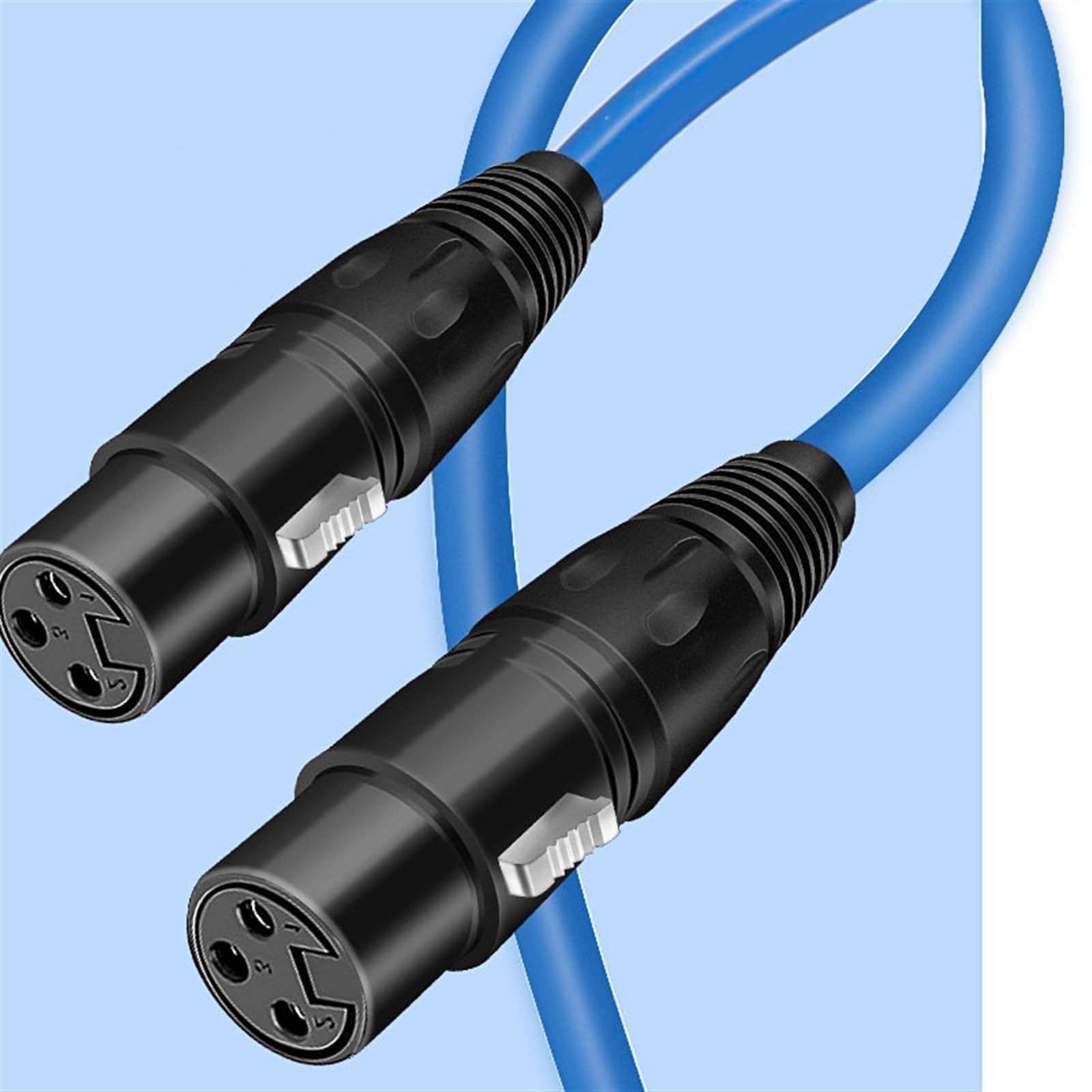 kabel audio do gitary 6.5 Duży Dwużyłowy Kabel Audio Gitara Podłączona Do Wzmacniacza Mocy Kabel Audio 6.5 Jednopunktowy Dwuprzewodowy (Color : 1 meter)