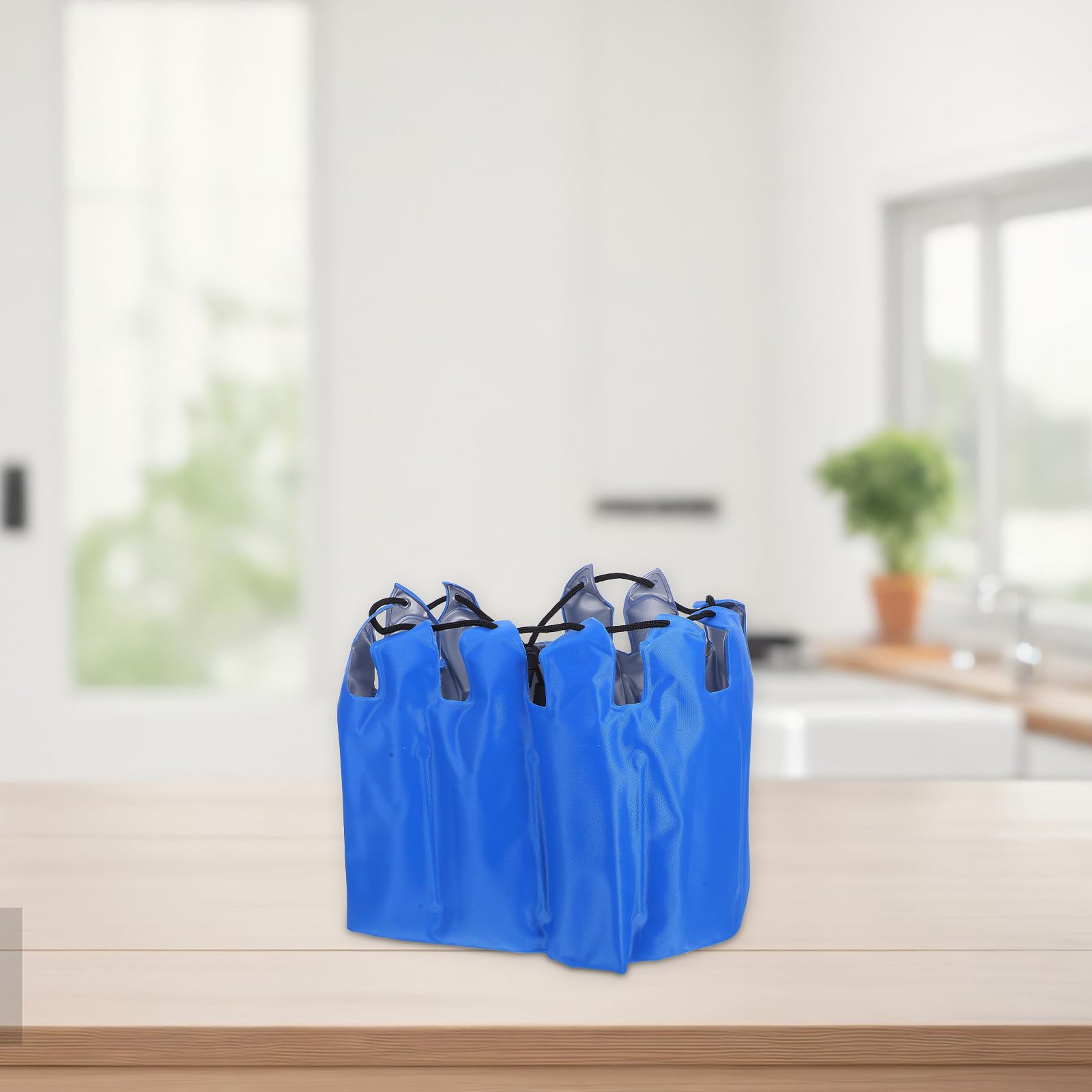 Wiederverwendbarer Eisbeutel für Eismaschine mit Gelkern Isolierter Auslaufsicherer Kühlpack für Sommerstimmung und Backen Unterwegs