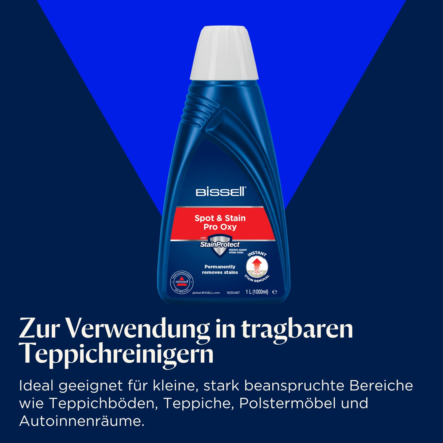 BISSELL SpotClean C3 | Stain Cleaner for Carpets and Upholstery | Portable | 3-in-1 Action | Sprays, Scrubs and Vacuums | Deep Cleaning for Carpets, Stairs and Car Interiors | 3619N