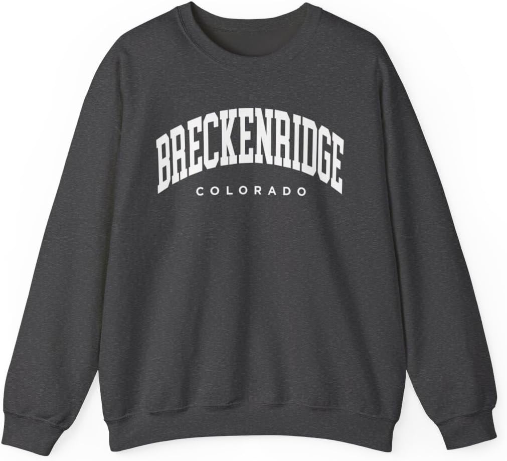 Breckenridge Colorado Adult Unisex Crewneck Sweatshirt