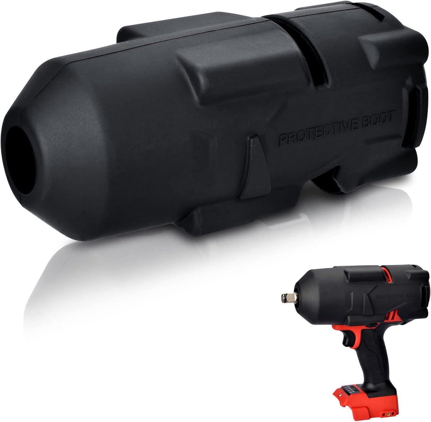49-16-2767 High Torque Impact Cover Boot Fit for Milwaukee M18 Fuel 1/2 High Torque Impact Wrench (2767-20) & ONEKEY Version (2863-20)