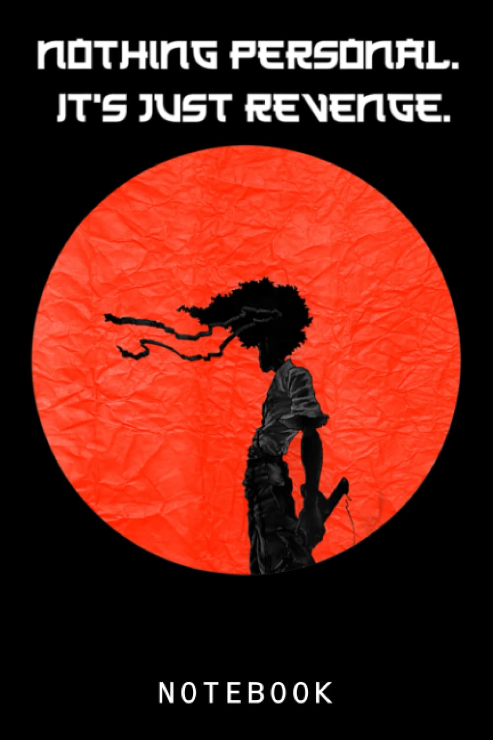 New Afro Samurai Manga Anime Cartoon Journal Notebook: College Ruled Lined 6"x9" - 120 Pages, Cute Kawaii Anime Journal Or Notepad For Sketching And Writing, Gift For All Anime Lovers