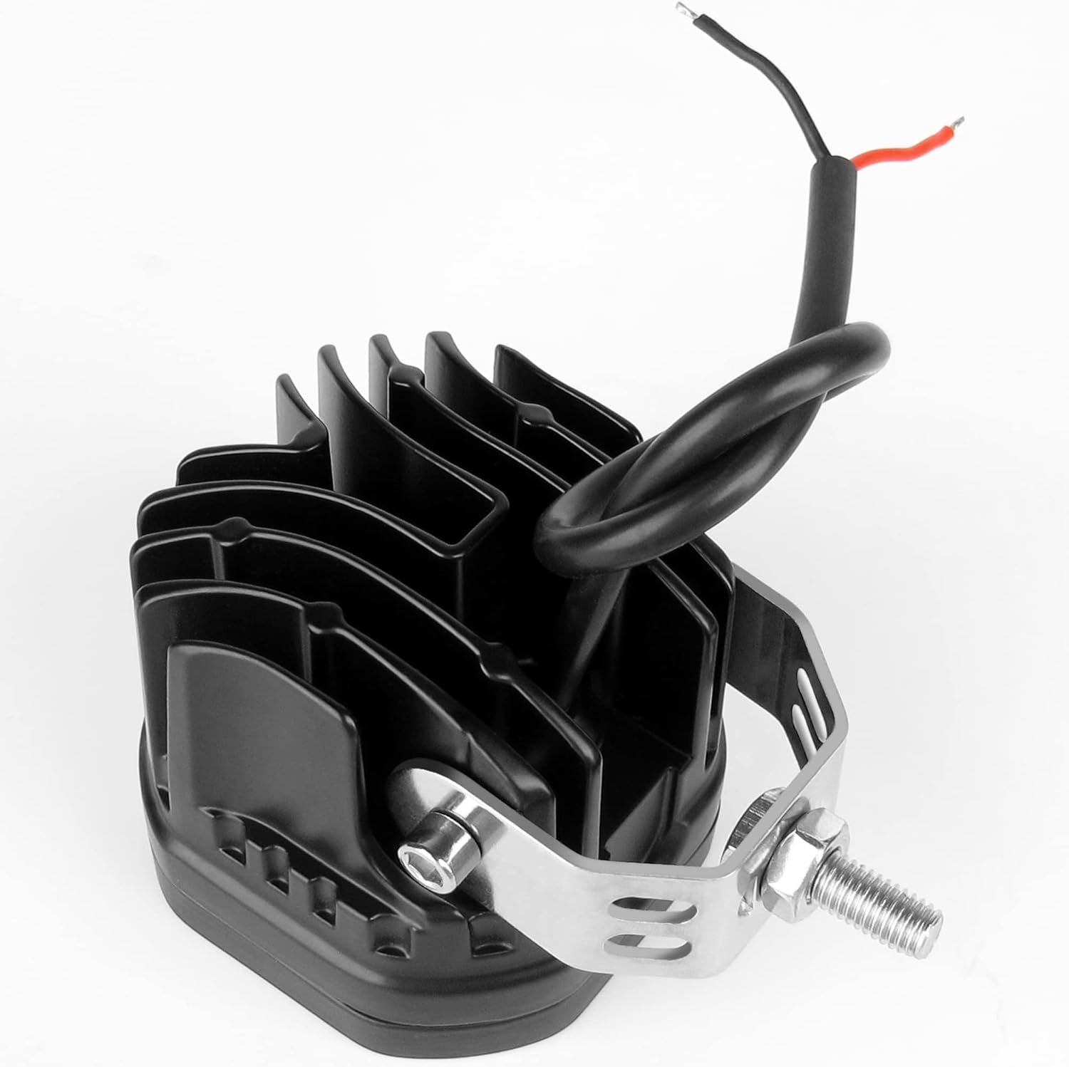 Green Led Pods Light Bar, 3 Inch 40W Square 12V 24V Waterproof Boat Hunting Fishing Lights, Motorcycle Pickup ATV Truck Driving Fog Work Auxiliary Spot Lights (Pack of 2)