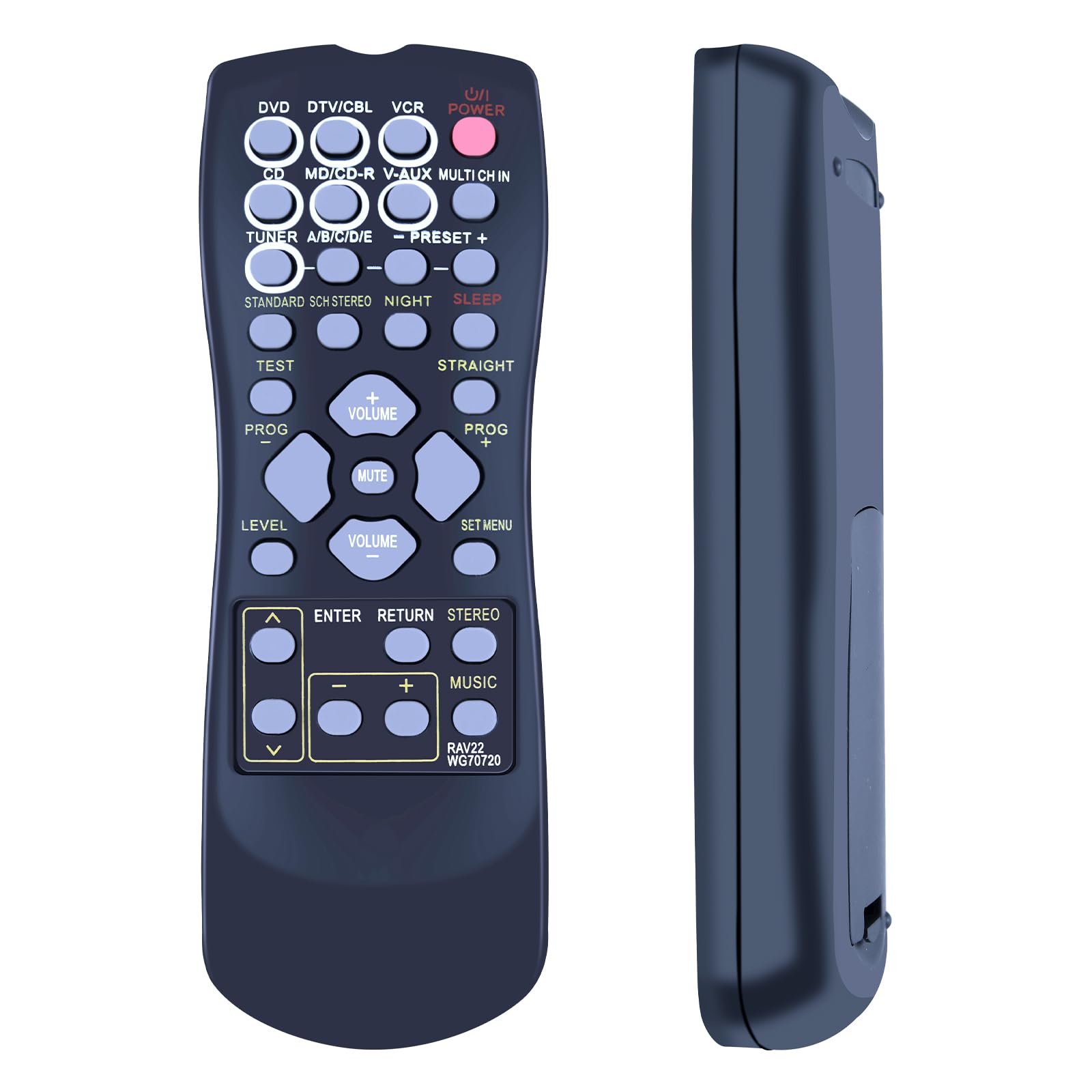 RAV472 RAV501 RAV505 VINABTY Sostituisci il telecomando per Yamaha HTR-6065 RX-A720 RX-V673 HTR-6066 RX-V675 RX-V675BL RXA730 TSR-6750WA TSR6750