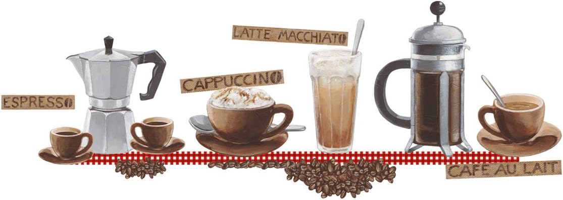 Platin Art Wall Decals Deco Sticker, Coffee