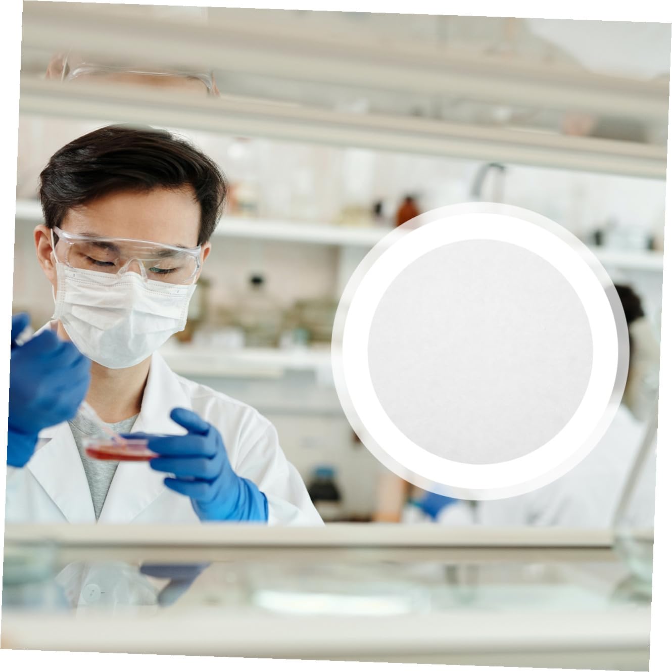 Homoyoyo 100piezas Papel De Filtro Cualitativo Flujo Medio Unidades Para Laboratorio Química