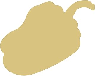 Pepper Cutout Unfinished Wood Kitchen Decor Mexican Restaurant Door Hanger MDF Shaped Canvas Style 2