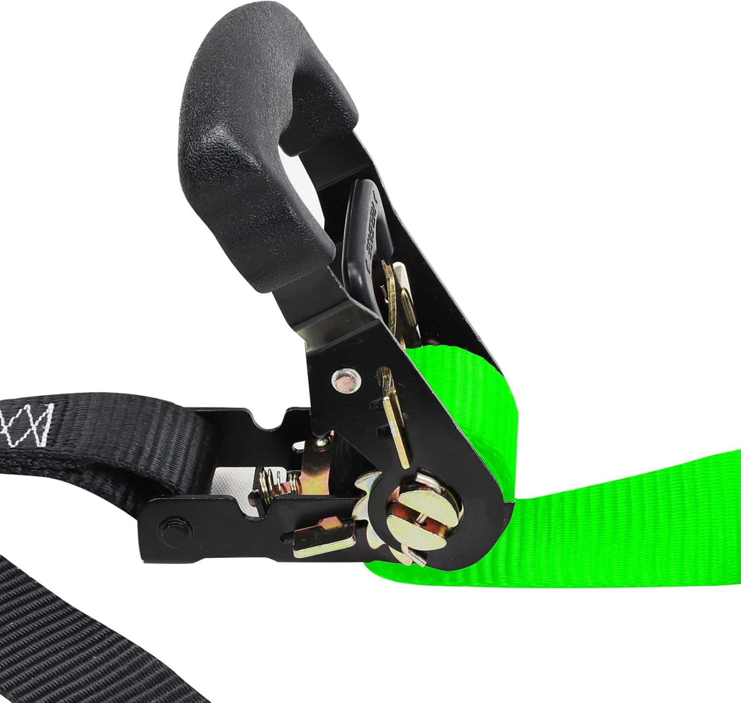Seamander Motorcycle Tie Down Straps (2 Packs 1.5"*8ft),Tie Down Straps Ratchet,Heavy Duty Tie Down Strap Keeps Tension When Your Load Shifts,Used for Motorcycle, ATV, UTV, Truck & More