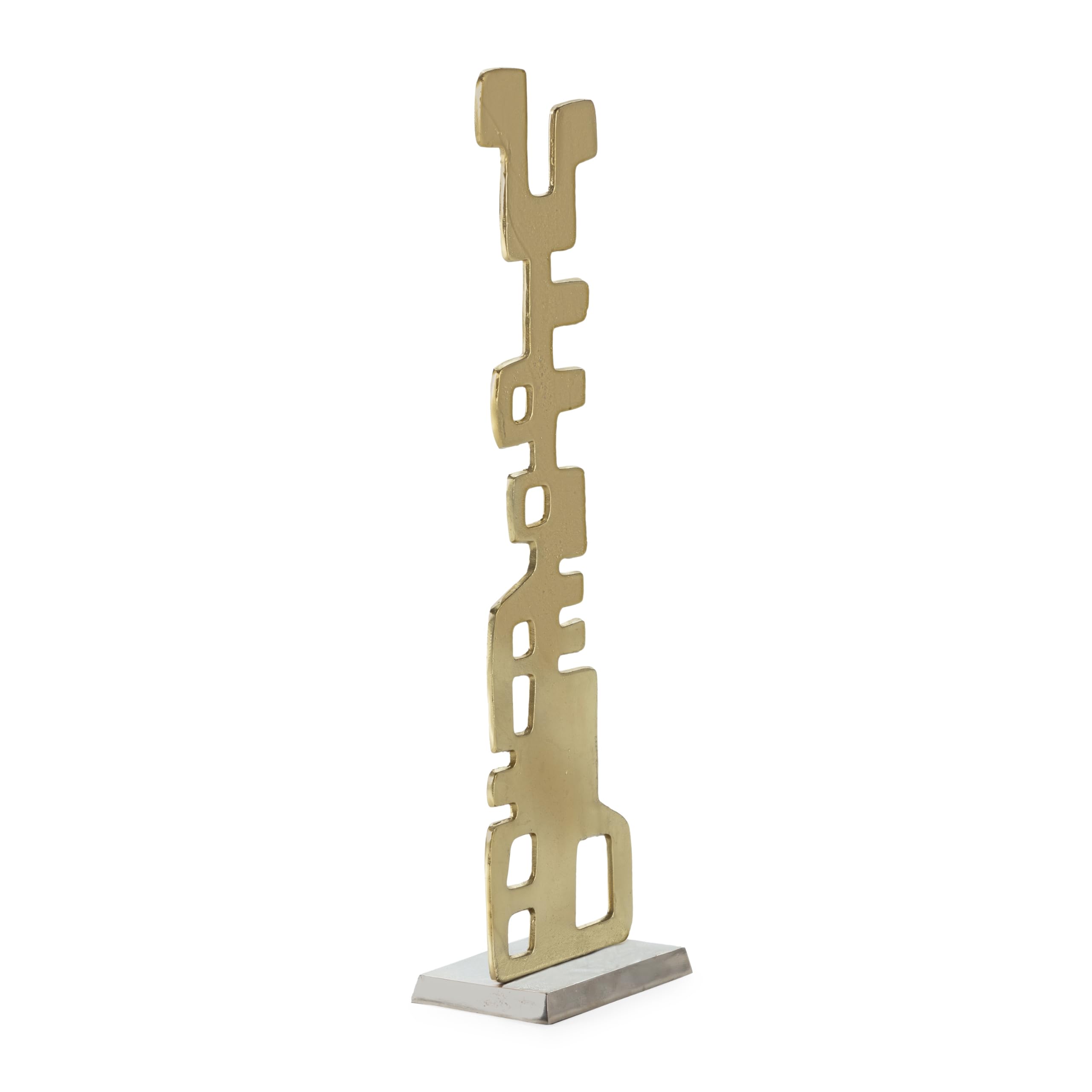 Meuble d'appoint compact doré pour valoriser les petits espaces de vie sombres