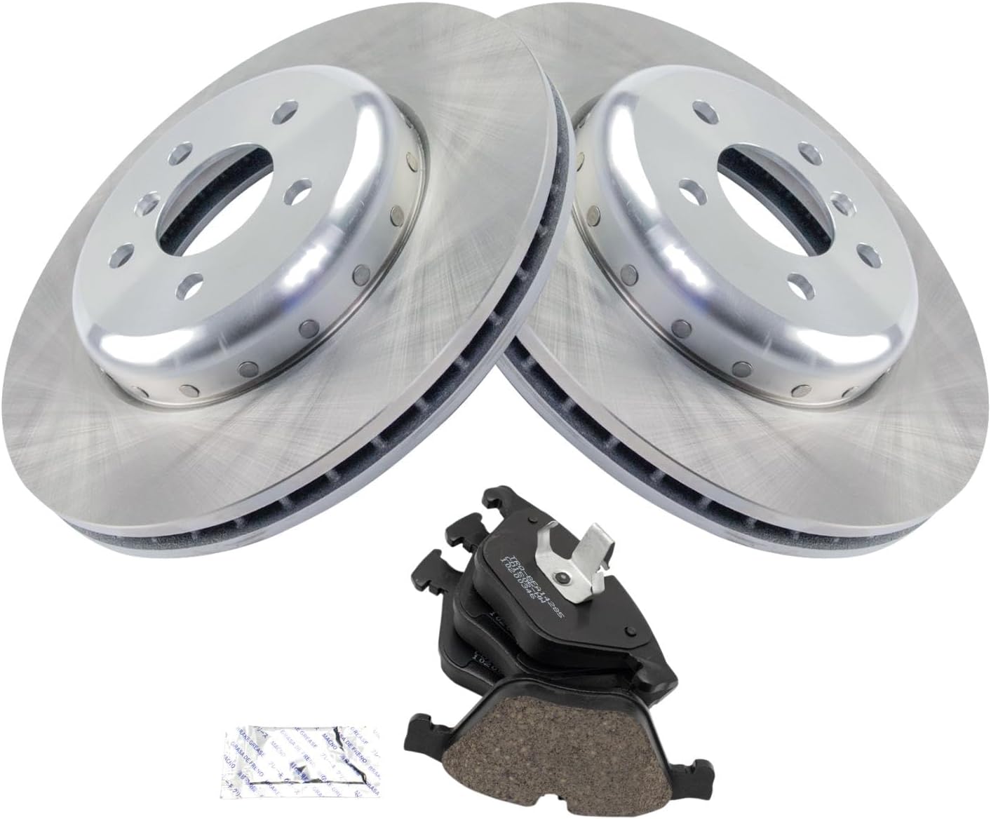 Front brake pad & rotor kit for 11-17 bmw