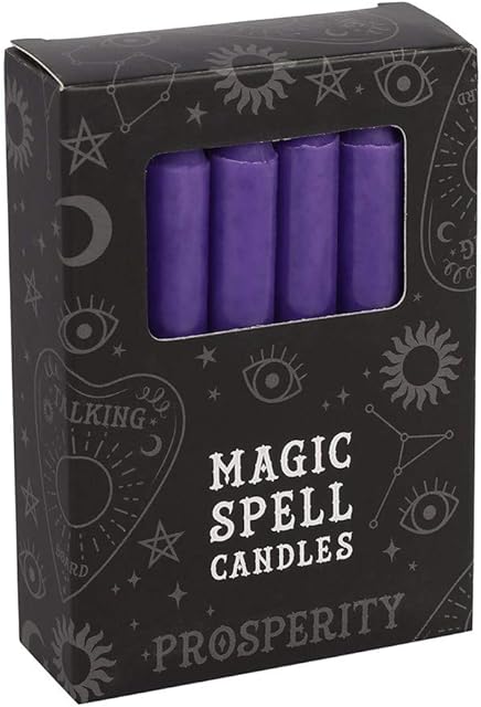 Zen Mini Magic Spell Candles. Red, Purple, Green, White, Black & Yellow. 1 Hour Burn Time. Rituals & Ceremonies. Colour Magic. (Purple)