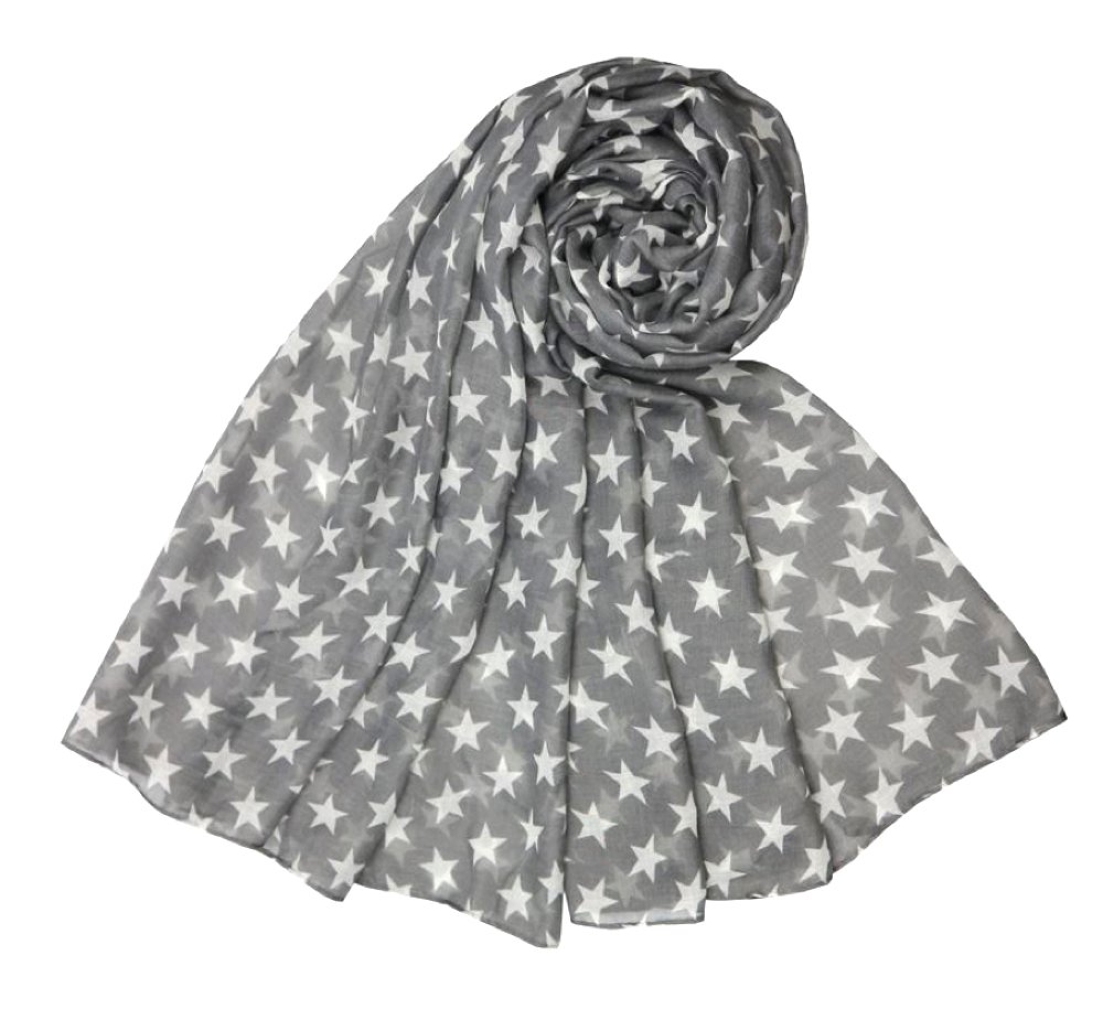 The Olive House Women's Grey The Olive House® Star Scarf