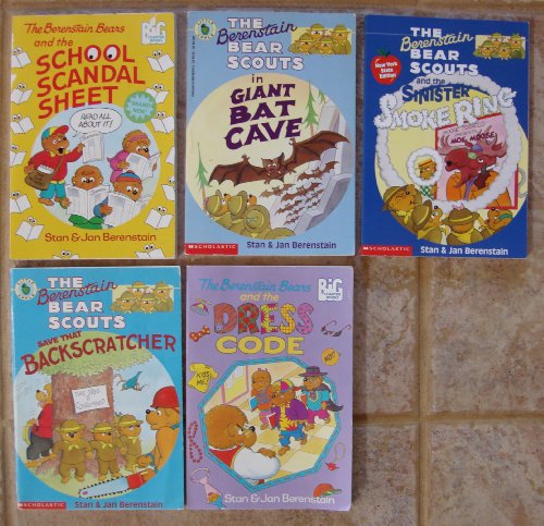 Berenstain Bears Set of 5 Chapter Books (Sinister Smoke Ring ~ Giant Bat Cave ~ The Dress Code ~ Scouts Save That Backscratcher ~ School Scandal Sheet) Berenstain Bears Set of 5 Chapter Books (Sinister Smoke Ring ~ Giant Bat Cave ~ The Dress Code ~ Scouts Save That Backscratcher ~ School Scandal Sheet)