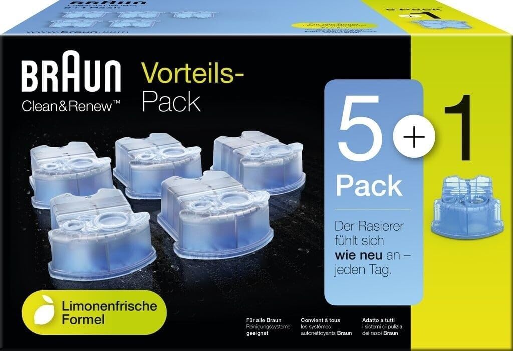 Braun Clean & Renew CCR 5+1 Confezioni
