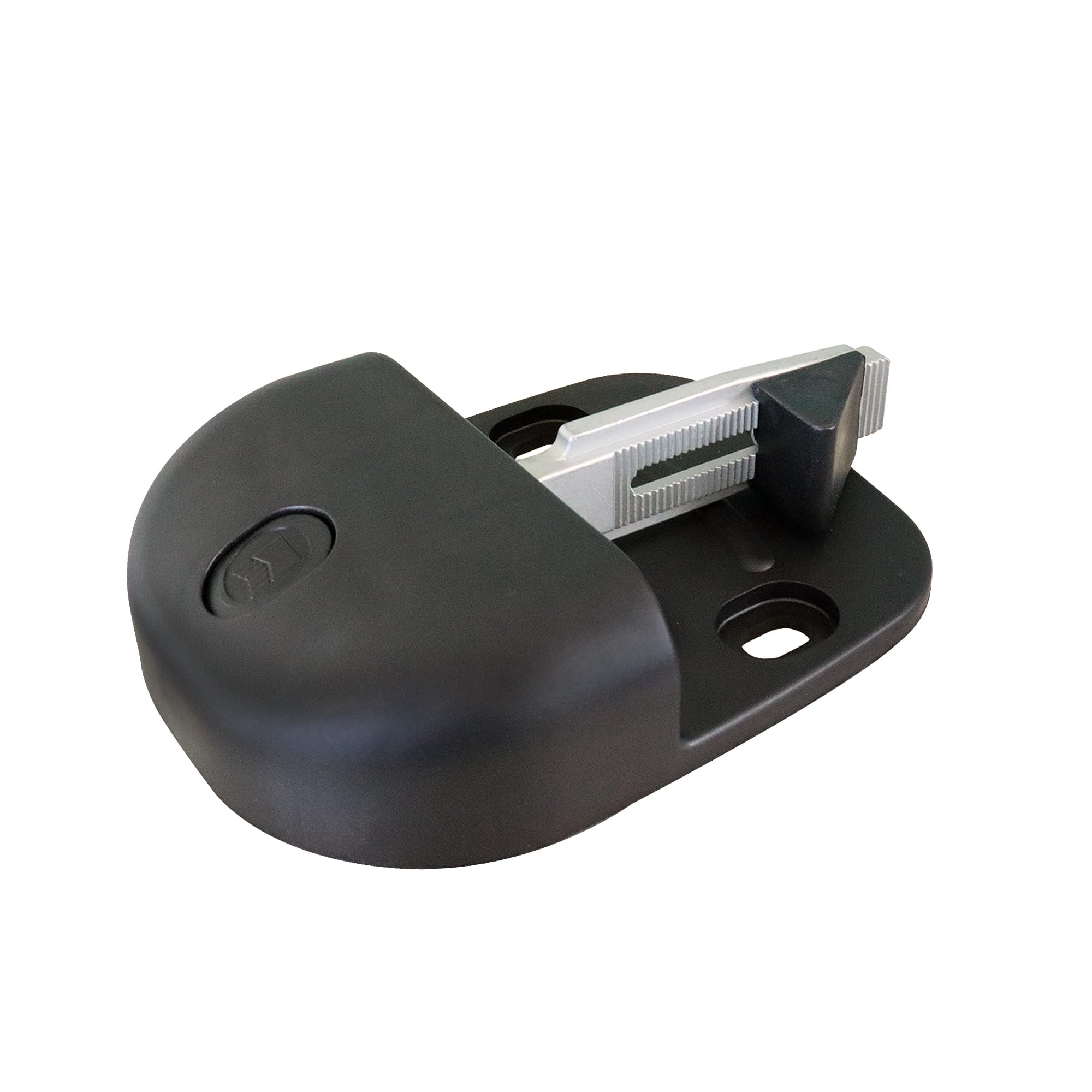 Sabot de Portail - Composite Noir - Hauteur 42 mm pour Portail Battant - Butée d'Arrêt Automatique - Epaisseur réglable 20 à 73 mm selon le Battant - Fabrication Française Torbel Portac