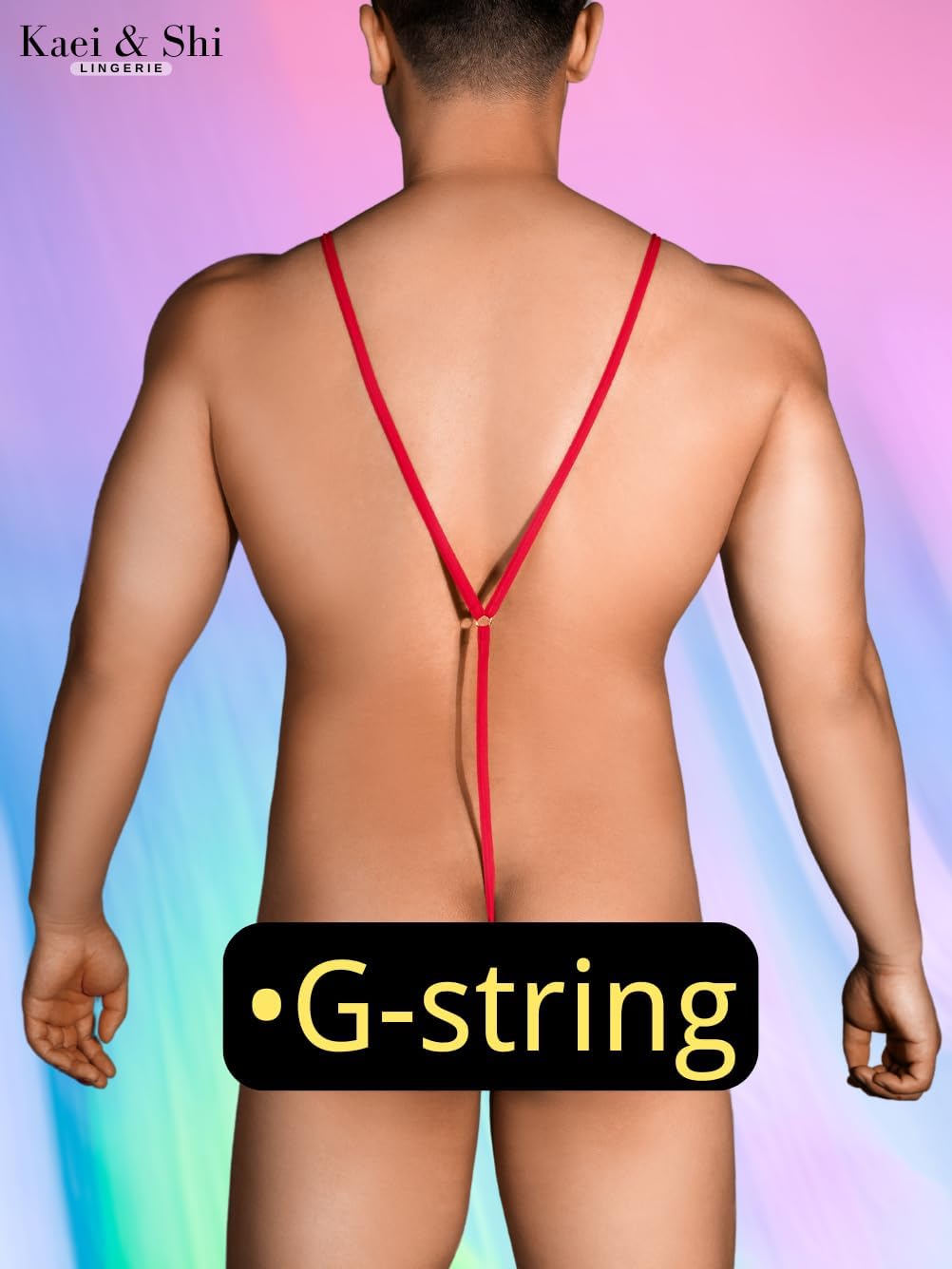 Kaei&Shi Mens Sexy Underwear For Play,Lingerie For Men,Exotic G Strings Thongs Bachelor Party Outfits