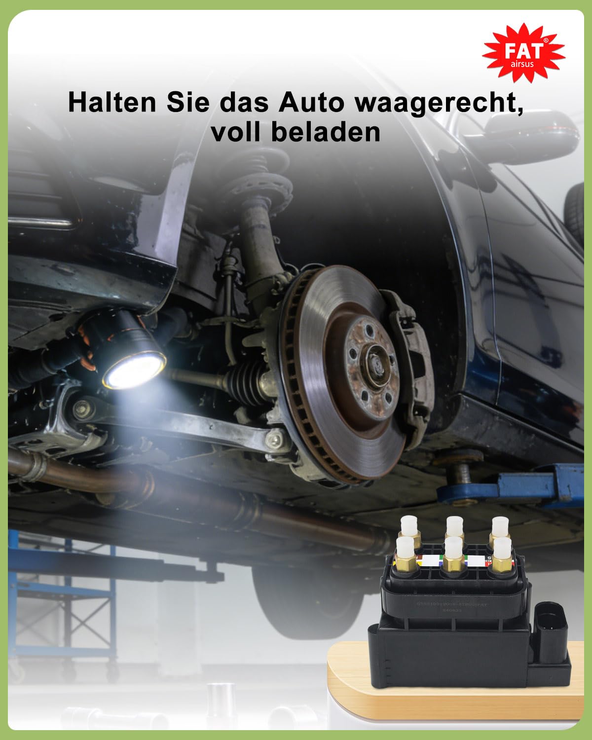 Luftfederung Kompressorventil Magnetblock Versorgung Steuergerät Luftversorgung Kompatibel mit 2006-2018 Mercedes Benz W164 W166 W221 W251 GL ML 2123200358 2513200058
