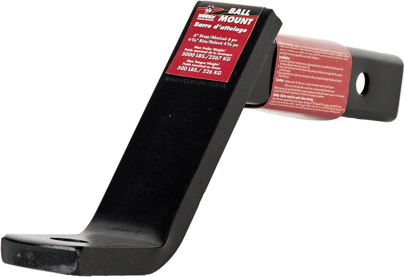 Husky Towing 31363 Trailer Hitch Ball Mount Hitch Accessories