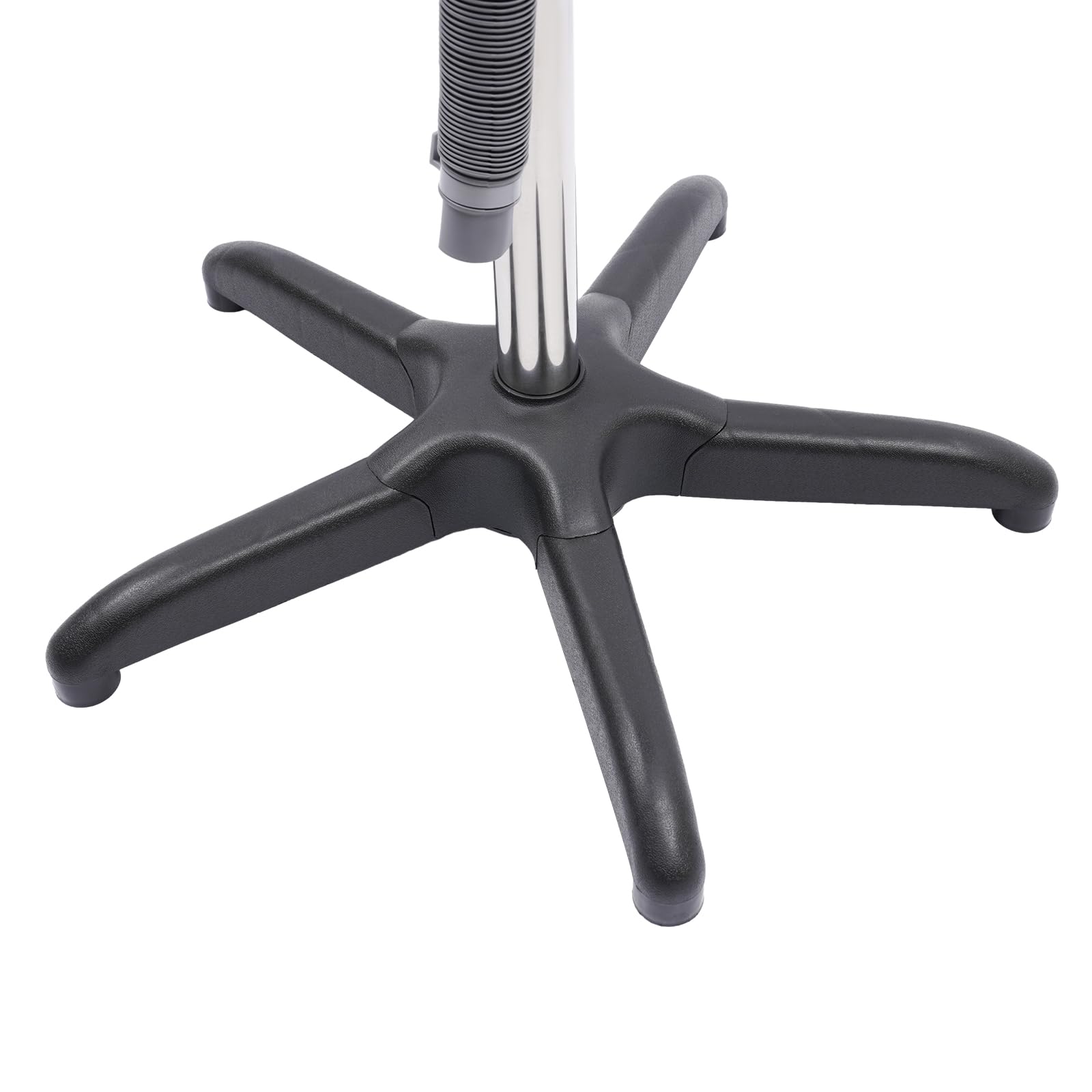 Haarwaschbecken | Mobiles Waschbecken | Höhenverstellbares Haarwaschbecken | 94-122cm | Für Friseure & Heimgebrauch | 180° Drehbar | Mit Abfluss | Schwarz