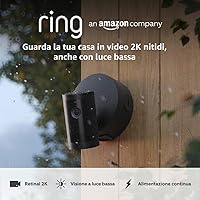 Ring | Videocamera esterna Plus Power-Over-Ethernet (Ultimo modello)