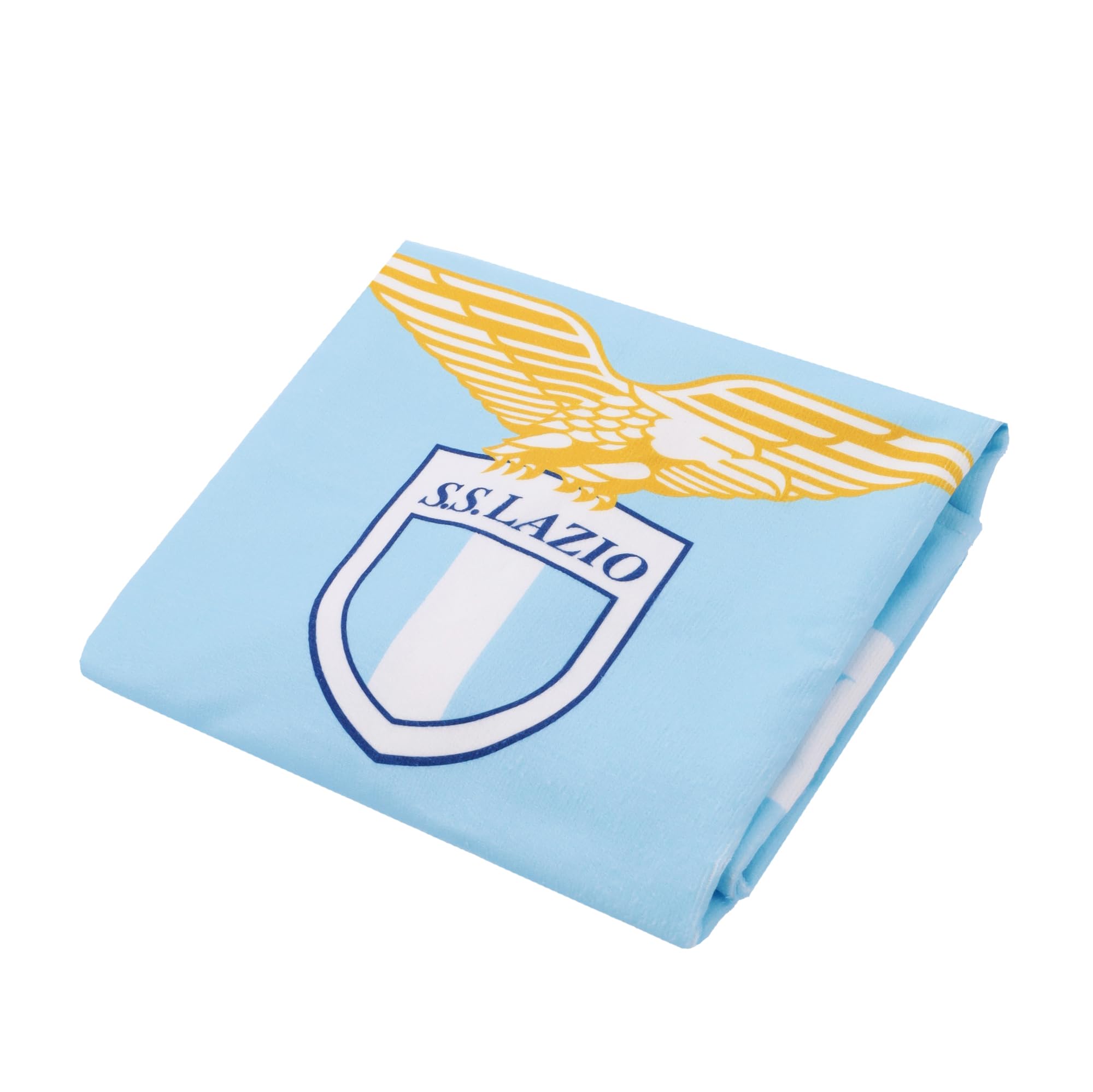 Only4fan S.r.l. Lazio – Toalla de Piscina o Gimnasio, 70 x 140 cm, de Microfibra, Producto Oficial del SS Lazio