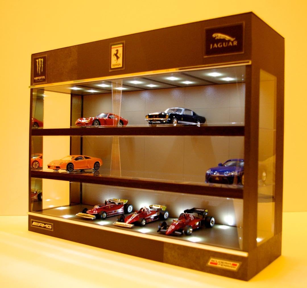 1/18.1/43.1/64展示可・雛段3層式ディスプレーBOX5/ネオジオラマ 1/