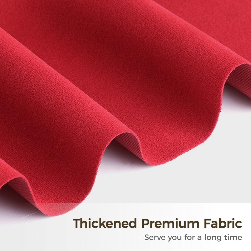 Billiard Cloth for 8 Ft Pool Tables, Felt Cover with Six Cloth Strips