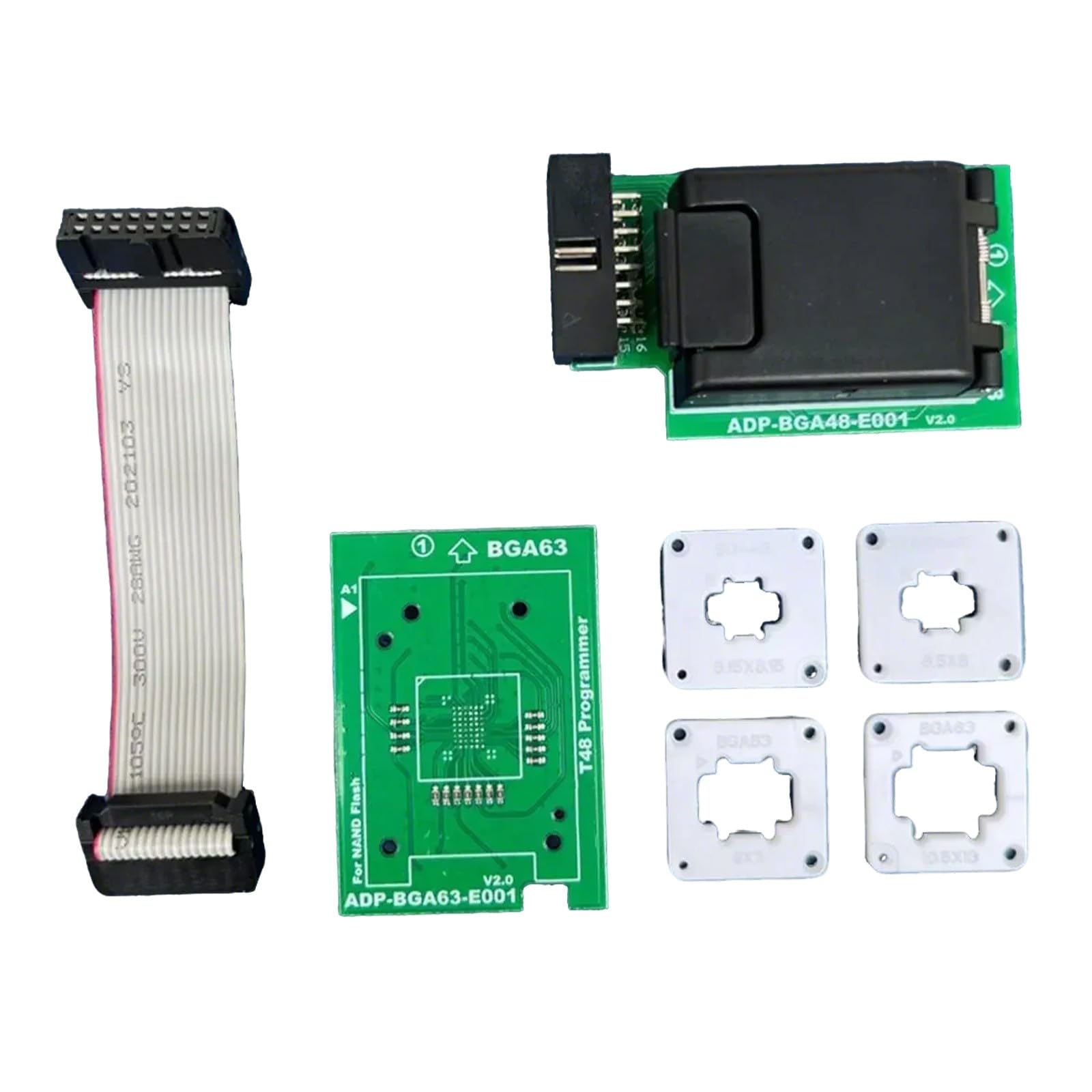 Durabilità BGA48 BGA63 Adattatore Reader Writer per programmatore T48 Efficiente Programmazione Chip e Easy Operations Chip Reader