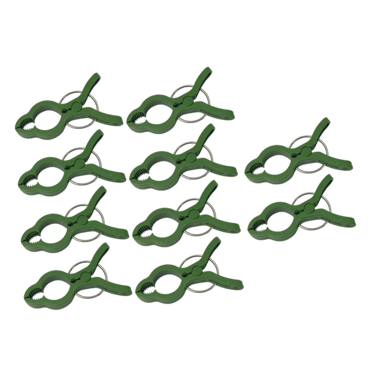 Toddmomy 50stücke Pflanzenclips Für Garten Und Orchideen Wiederverwendbare Clips Aus Robustem Zur Pflanzenstütze Für Rankpflanzen Und Topfpflanzen Grün