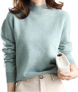 [Molena] [モレナ] ニット セーター レディース ハイネック 暖かい やわらか カシミヤタッチ 上品 きれいめ 長袖 無地 シンプル 上品 おしゃれ カジュアル 仕事 大きいサイズ