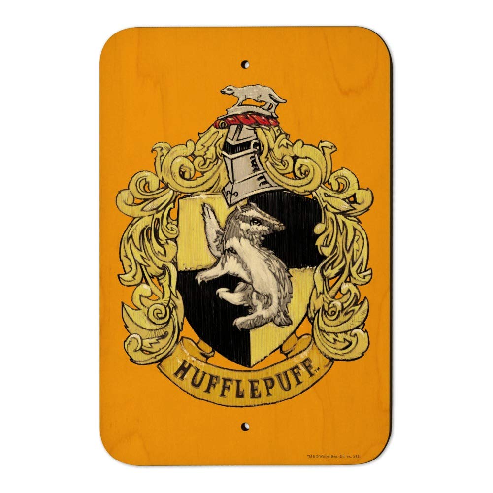 GRAPHICS & MORE Harry Potter Hufflepuff Painted Crest Home Business Office Sign