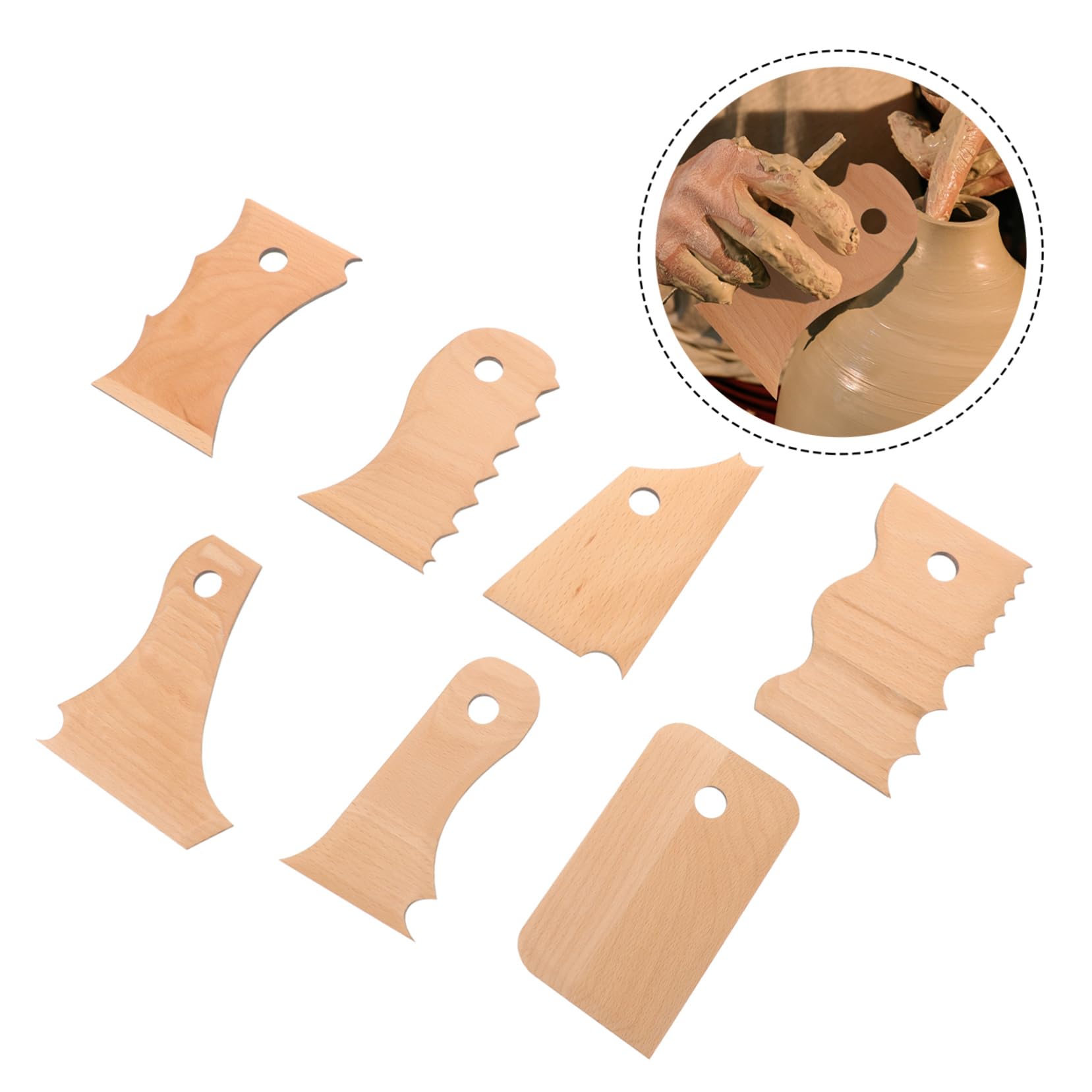 Housoutil 3 Series Herramientas De Escultura Arcilla Kit De Herramientas Modelado Y Tallado Proyectos Escultura 7 Piezas X 3