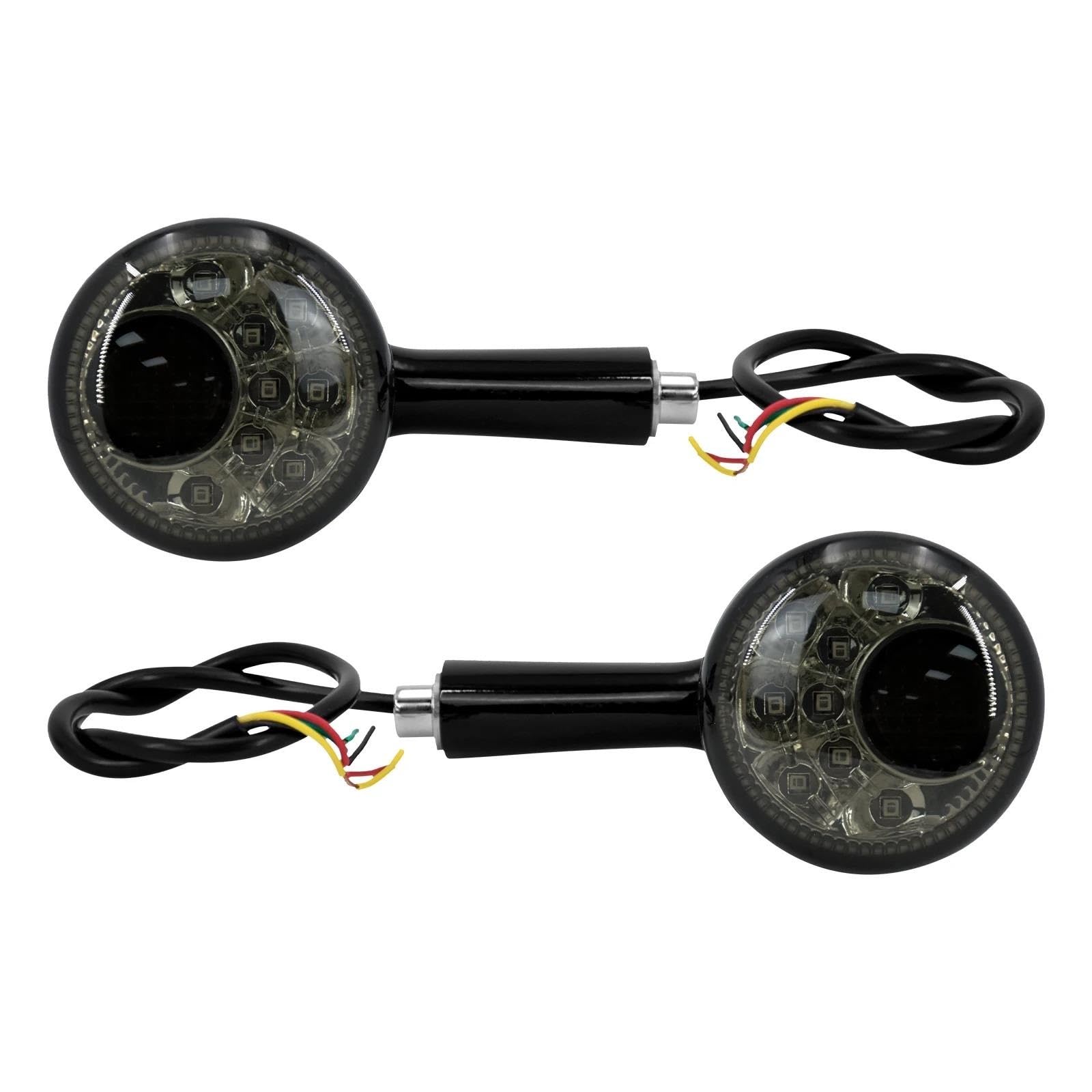 Indicatori di Direzione Indicatori di Direzione Posteriori per Motociclette, Luci dei Freni, per Harley Sportster 883 Iron XL1200 48 Roadster Super Low 1992-2022 Frecce Moto(Nero)