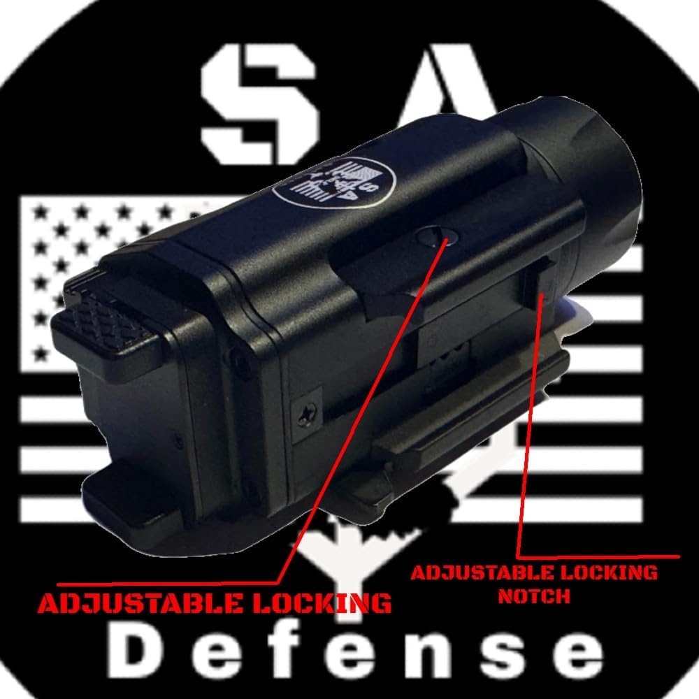 Compact 1500 Lumen Laser-Light Sight — Fits P2P Secure 68P Pepper Launcher